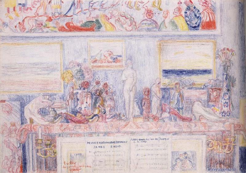 James Ensor Point of the Compass Spain oil painting art